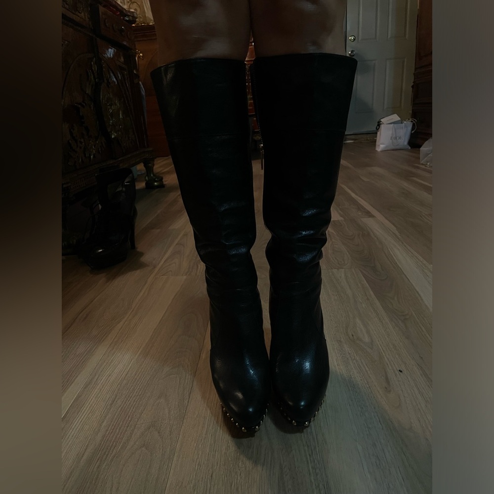 Michael Kors high black heel boots